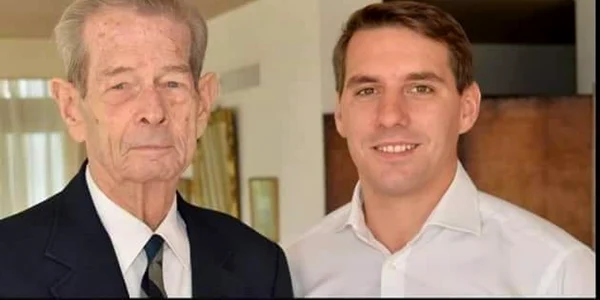 Regele Mihai si fostul principe Nicolae