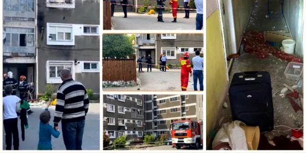 Explozie intr-un bloc din oraşul Ştei