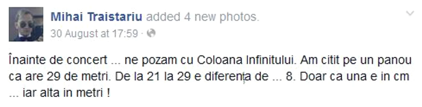 Trăistariu se laudă pe net cu bărbăţia lui