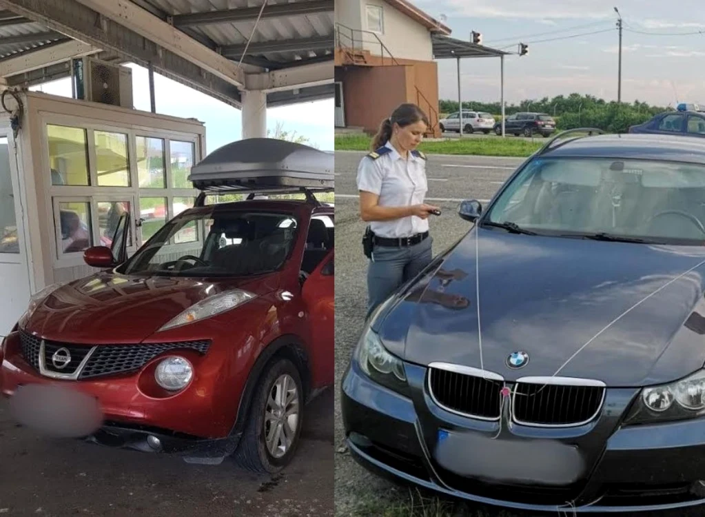 Poliţiştii de Frontieră au confiscat într-o singură zi două maşini care figurau furate FOTO Poliţia de Frontieră