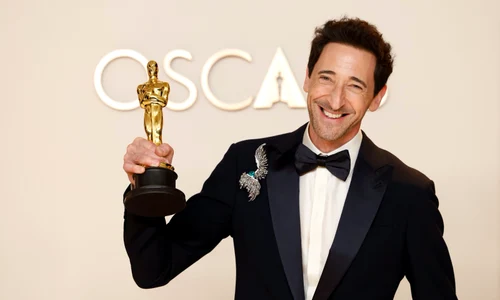 Adrien Brody a castigat premiul pentru cel mai bun actor la Oscar 2025, foto EPA EFE jpg