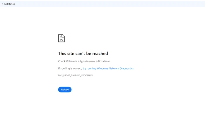 Site-ul SEAP nu funcționează