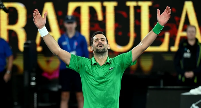 Novak Djokovici a făcut vineri cel mai bun meci din ultimii ani. Foto EPA EFE