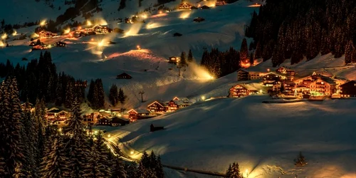 Damüls este o statiune turistica din districtul Bregenz statul Vorarlberg Austria. FOTO Marco Stolle