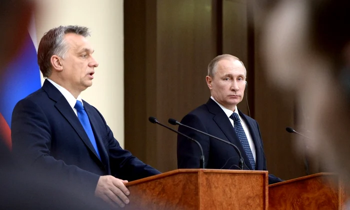 Viktor Orbán și Vladimir Putin, în 206 (© kremlin.ru) 