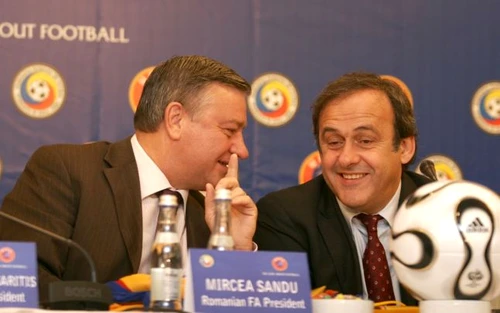 Mircea Sandu şi Platini sunt buni prietenifoto: Click!