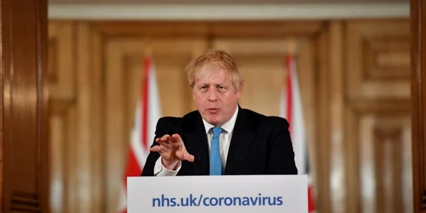 Conferinţă de presă coronavirus Boris Johnson 19 martie 2020 FOTO EPA-EFE