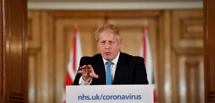 Conferinţă de presă coronavirus Boris Johnson 19 martie 2020 FOTO EPA-EFE