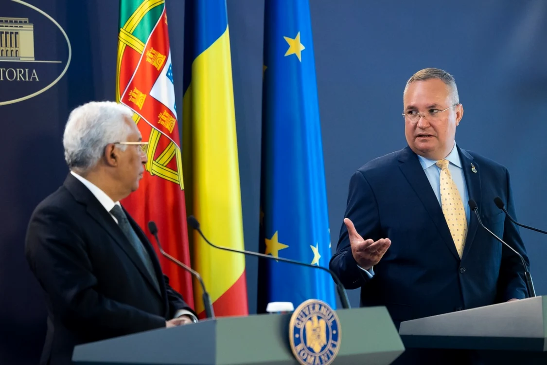 Nicolae Ciucă şi Antonio Costa FOTO Guvenrul României