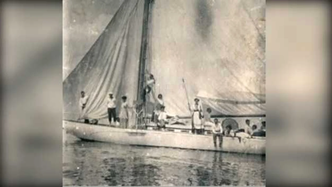 Yachtul Ostara FOTO Din arhiva personală a lui Sergiu Skadovschi