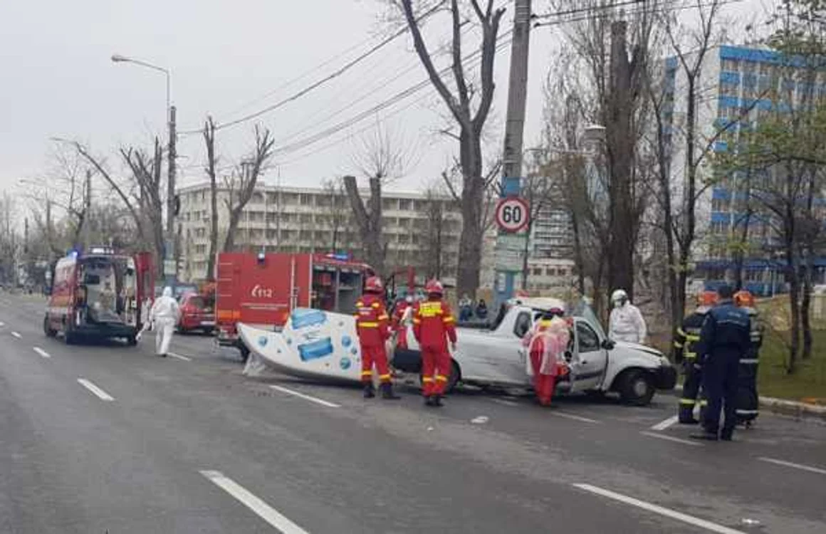 Accident în Mamaia FOTO IPJ