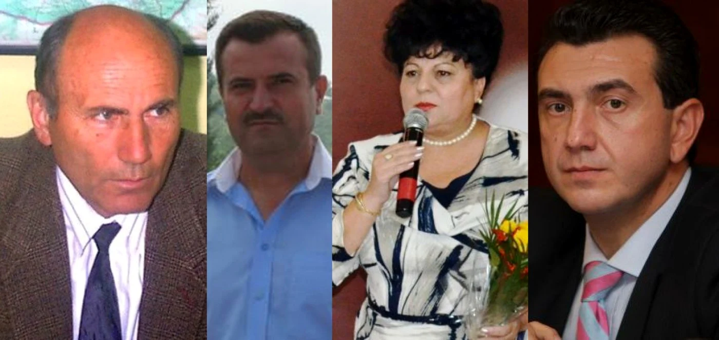 Gheorghe Hânsă, Valentin Vrabie, Mariana Gâju şi Claudiu Palaz. Colaj FOTO Adrian Boioglu