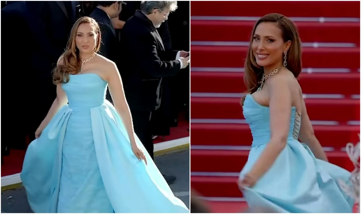 Iulia Vântur pe covorul roșu de la Cannes   FOTO capturi Instagram jpg