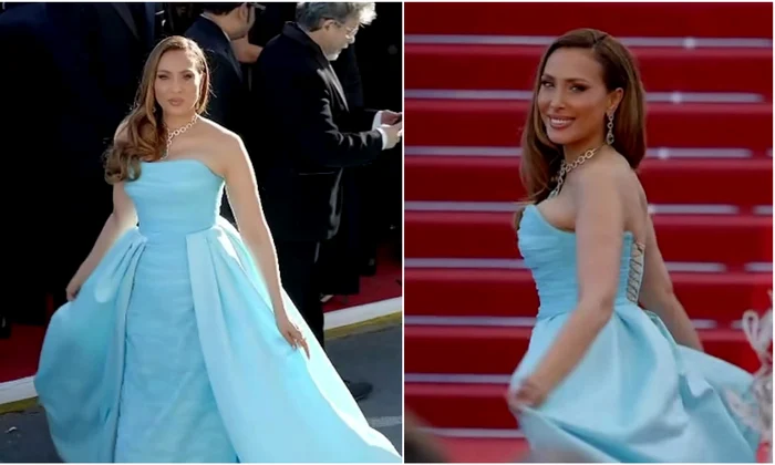 Iulia Vântur pe covorul roșu de la Cannes   FOTO capturi Instagram jpg