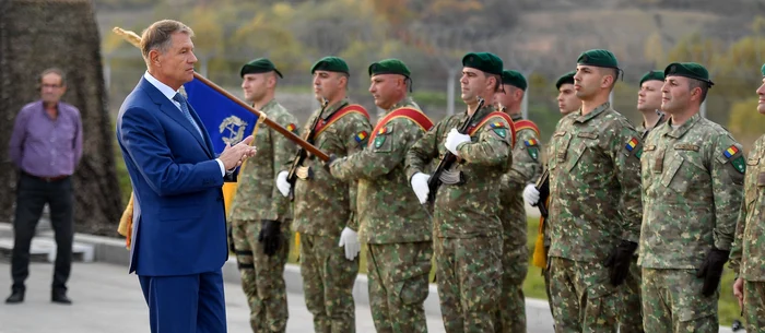 Klaus Iohannis la Centrul Getica de la Cincu FOTO Arhivă 