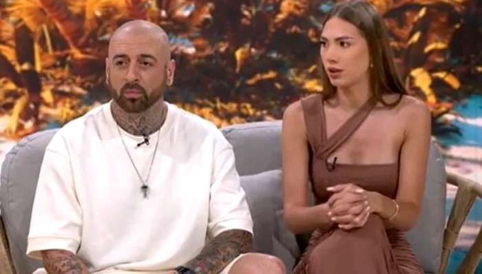 CRBL și Olga, în emisiunea “ Cu ochii pe Insulă” foto: captură Antena 1