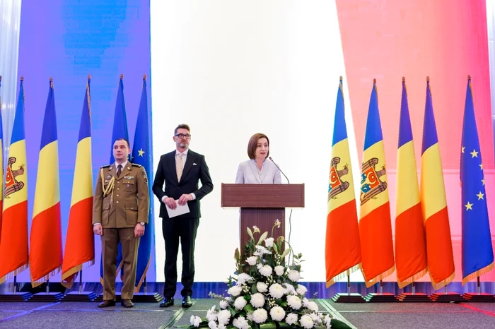 Maia Sandu a făcut afirmațiile în timpul unui discurs cu ocazia Zilei României. FOTO: Presedinte.md