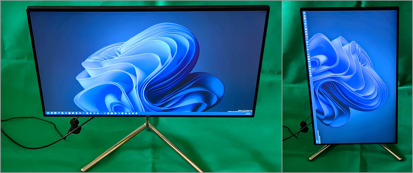 Monitor AOC U32U1. FOTO Adrian Pogîngeanu