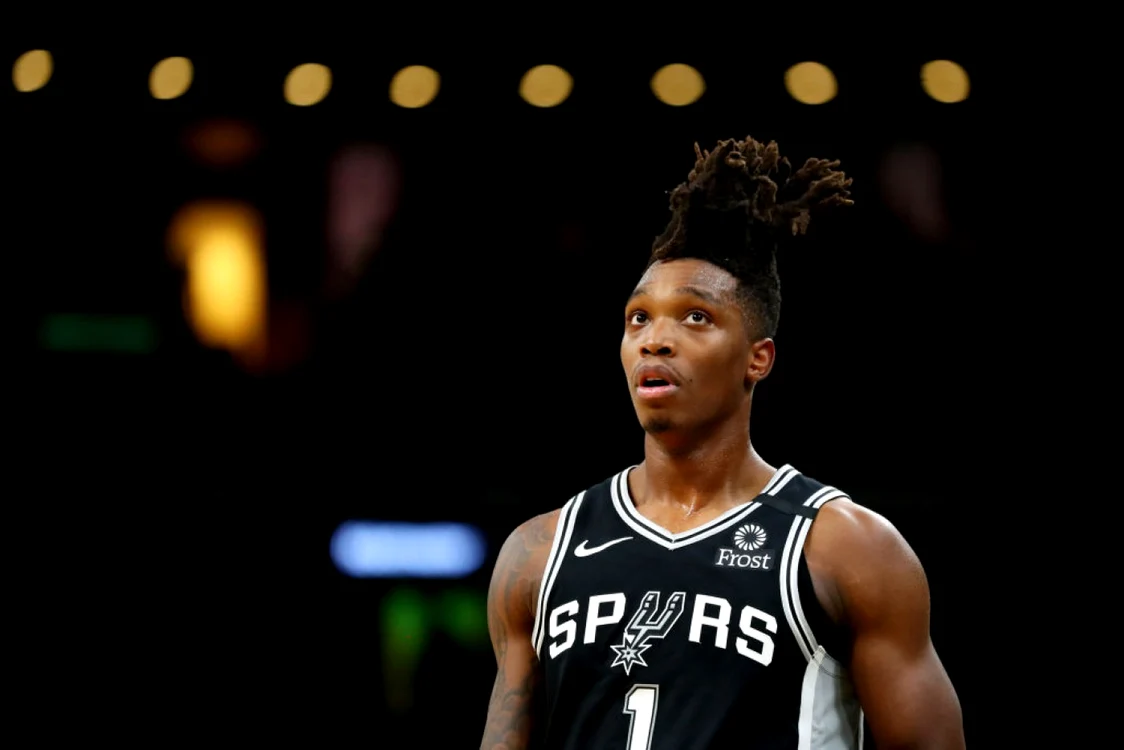 Lonnie Walker IV, în tricoul lui Spurs. Foto: Gulliver / Getty Images