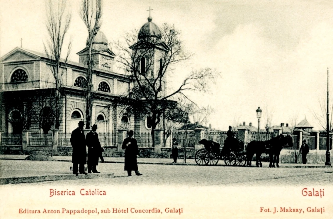 Biserica Catolică era unul dintre locurile unde se întâlneau elveţienii din Galaţi. Foto