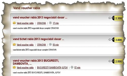 Un tichet, între  2 300 lei şi 4 000 lei (Foto: click!) jpeg