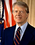 Președintele american Jimmy Carter și ayatollahul Ruhollah Khomeini (© Wikimedia Commons)