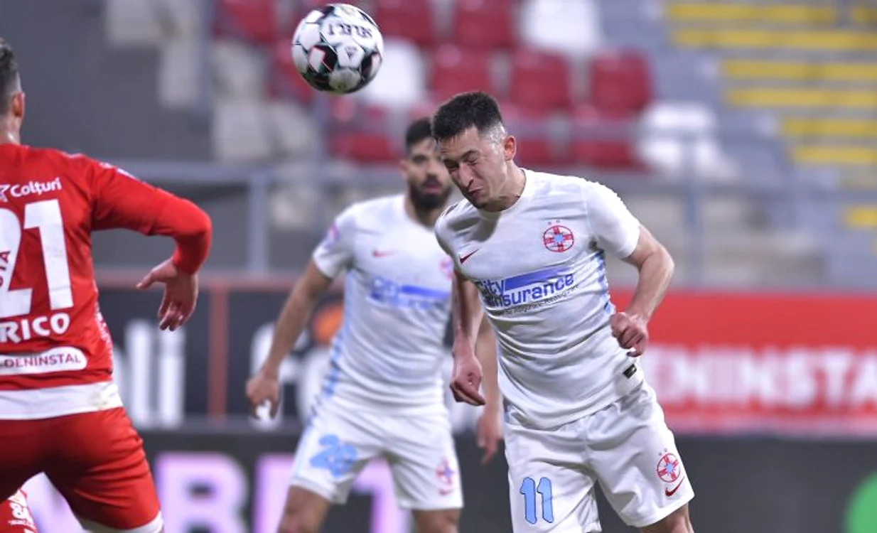Moruțan a marcat primul gol cu capul în Liga 1FOTO: Sportpictures.eu