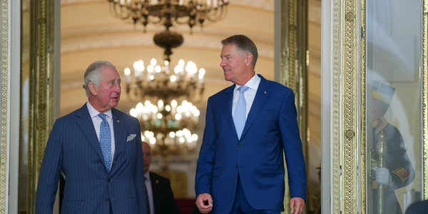 Printul Charles in Romania in vizita la Palatul Cotroceni la Klaus Iohannis