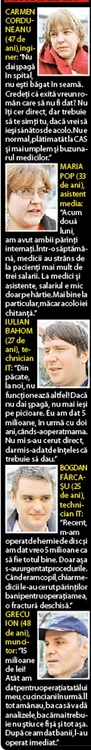 «Există vreun român care să nu dea şpagă la medici?»