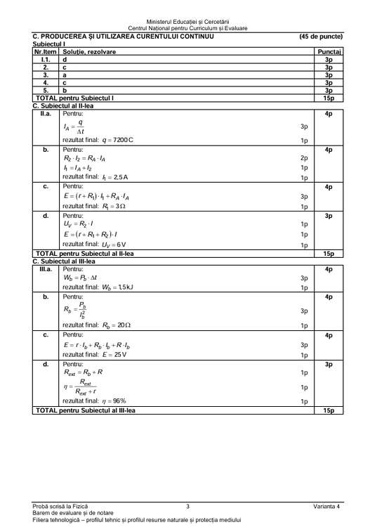 Bacalaureat 2025 - sesiunea de toamnă. Elevii au susținut proba la alegere a profilului. Subiecte și bareme de corectare 30 image