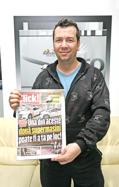 
    Mihai Mocanu (49 de ani) a nimerit un loz cu 300 de leiFoto: Click!  