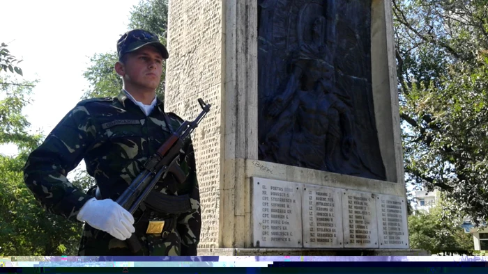 România în Primul Război Mondial - ceremonial la 100 ani Monumentul Eroilor Constanţa Foto Sînziana Ionescu