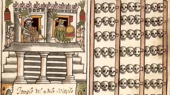 Turnul de cranii umane, descoperirea care rescrie istoria macabră a aztecilor / VIDEO jpeg