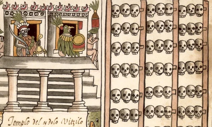 Turnul de cranii umane, descoperirea care rescrie istoria macabră a aztecilor / VIDEO   jpeg