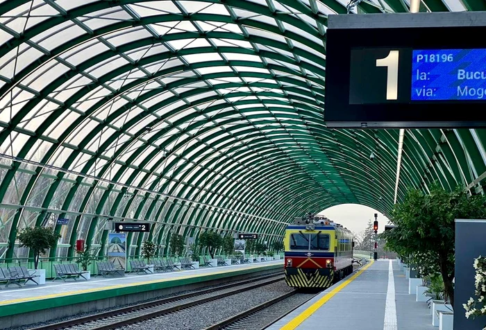 Trenul spre Otopeni va aduce primii călători la aeroport sâmbătă, 12 decembrieFotografii: CFR Infrastructură
