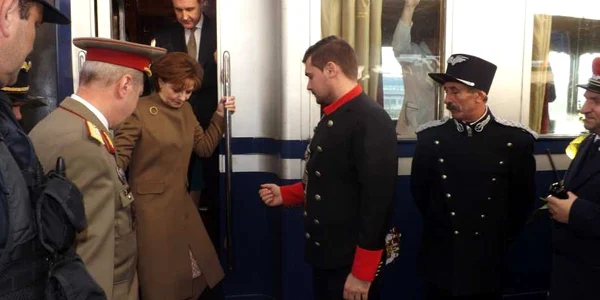 trenul regal la turnu severin FOTO Corina Macavei 