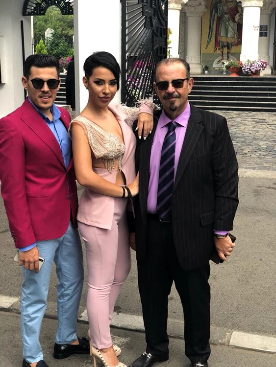 Ana Maria Piedone alături de Cristian Popescu Piedone și partenerul ei