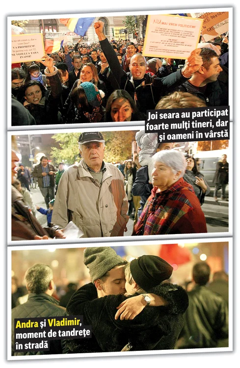 Protestatarii îi compară pe politicieni cu teroriștii din gruparea islamistă ISISFoto: David Muntean