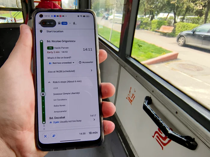 Cu Google Maps și STB prin București. FOTO Adrian Pogîngeanu