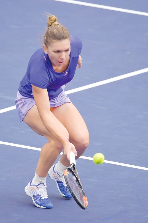 Dintre toate jucătoarele din circuit, Simona Halep a câştigat cele mai multe turnee pe hard în 2015foto: AP