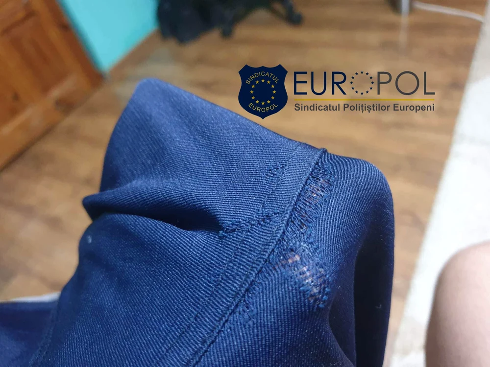 Uniforme noi deteriorate / Foto: Facebook / Sindicatul Europol