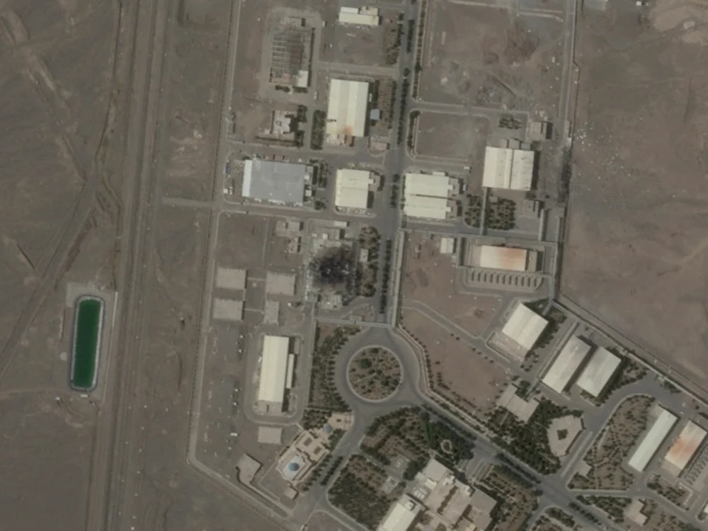 Instalația nucleară iraniană din Natanz/FOTO: X@nexta_tv