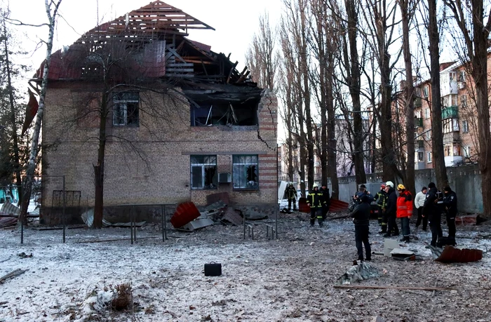 Kiev a fost atacat cu drone în mai multe rânduri FOTO Profimedia