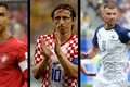 Cristiano Ronaldo, Luka Modric, Edin Dzeko (EPA) jpg
