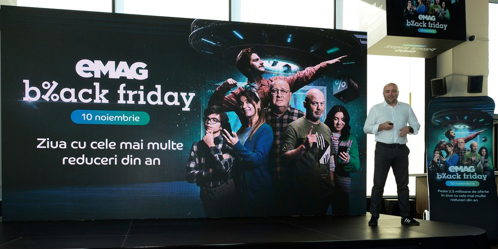 Black Friday la eMAG. Când este și ce pregătește compania pentru ”Vinerea Neagră”