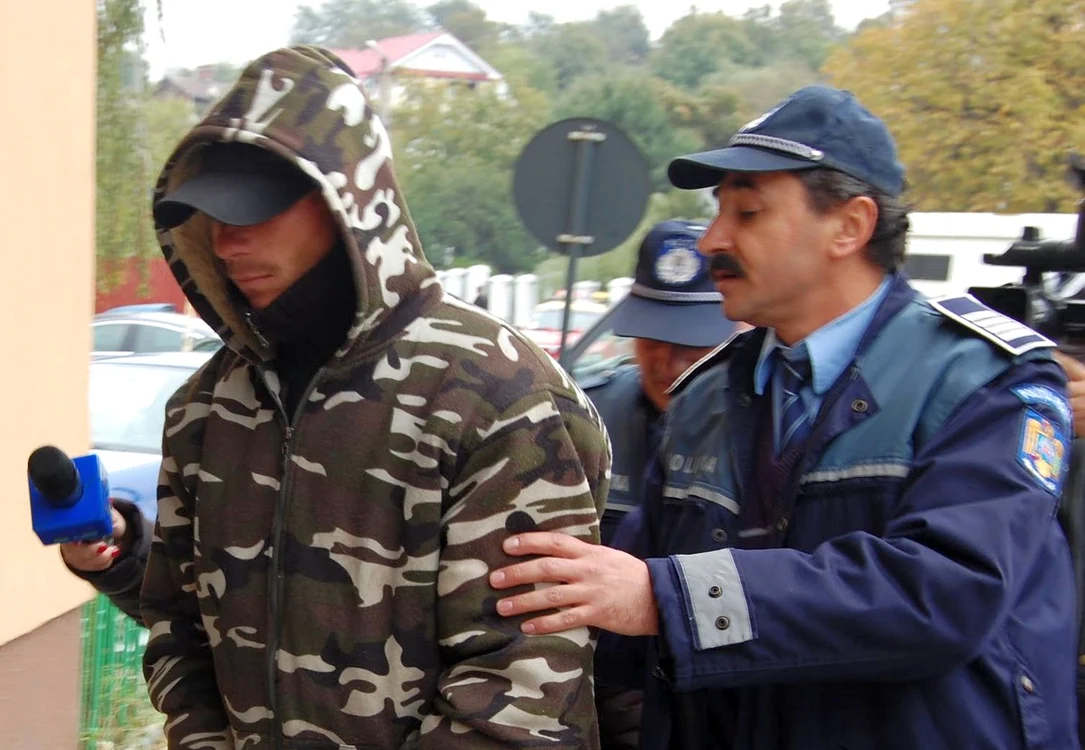 Imagine de la arestarea lui Ionel Cucu