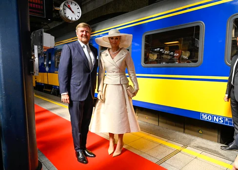 Regina Maxima a Olandei și Regele Willem Alexander în vizită în Belgia, la Regele Philippe și Regina Mathilde