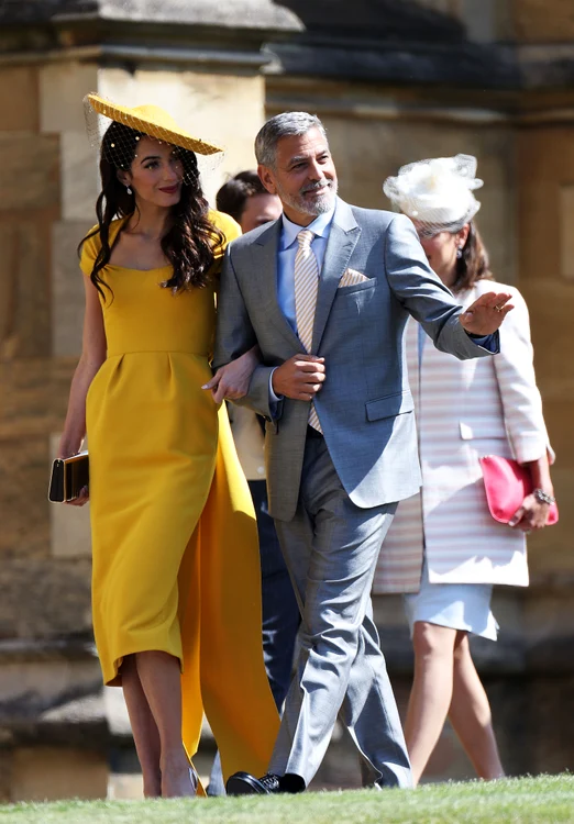 Amal şi George Clooney au participat la nunta ducilor de Sussex, anul trecut, pe 19 mai 