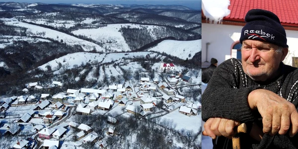 fostul miner gheorghe Iuga din Cerișor  Foto Daniel Guță jpg