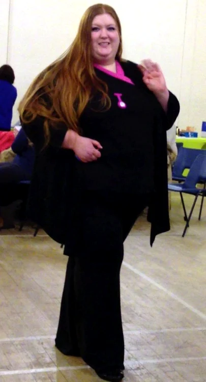 Tracy, pe vremea când era obeză